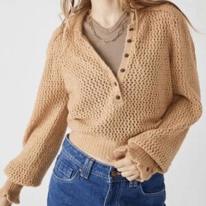 Free People Snowdrift Pullover Flaw